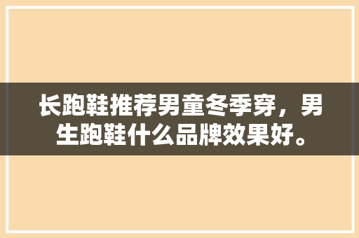 长跑鞋推荐男童冬季穿，男生跑鞋什么品牌效果好。 长跑鞋推荐男童冬季穿，男生跑鞋什么品牌效果好。 大匠心设计
