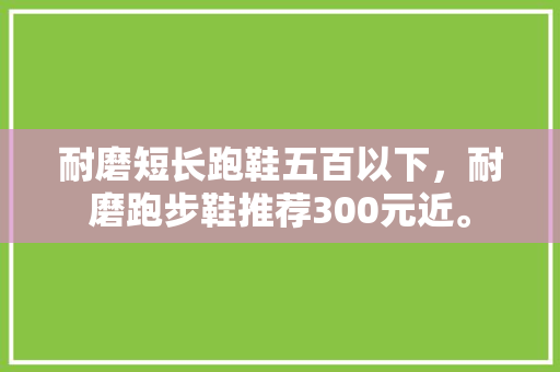 耐磨短长跑鞋五百以下，耐磨跑步鞋推荐300元近。